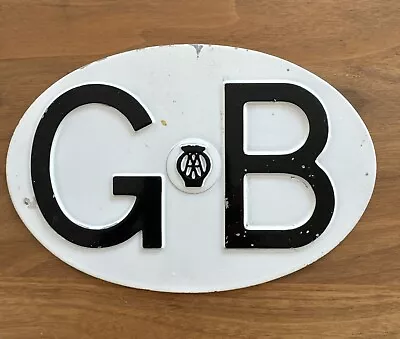 GB Great Britain AA Auto Club License Plate Topper Touring Badge Land Rover • $19.99