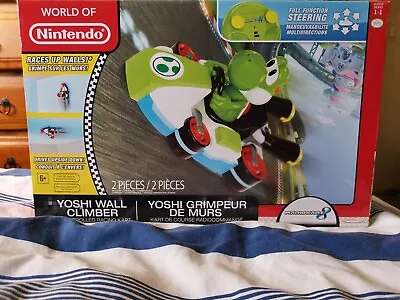 Mario Kart 8 Remote Control Wall Climber RC YOSHI 1-1 *RARE* BNIB NINTENDO 2015 • $100