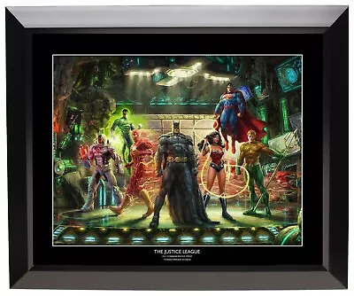 £61.35 • Buy Thomas Kinkade Studios DC Justice League 19.5 X 23.5 Black Framed Print