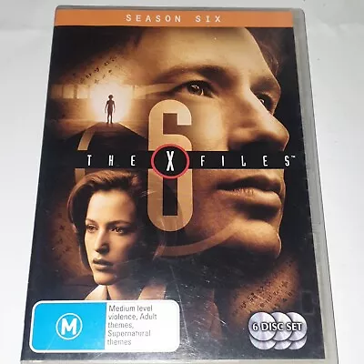 The X Files - Season Six / Series 6 (DVD 1998) 6 Disc Set - FREE POST  • $8.99