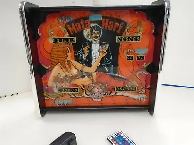 Bally Mata Hari Pinball Head LED Display Light Box • $149.95