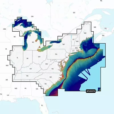 Navionics Platinum+ NPUS007R - U.S. East • $261.04