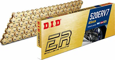 DID ERV 7 520 X 120 Link X Ring Gold Motorcycle Chain Off Road Racing Motocross • $159.95