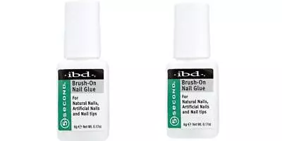 Ibd 5 Second Brush On Nail Glue 54006 / Treatments By IBD (Pack Of 2) Clear  • $9.95