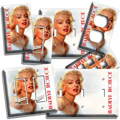 Marilyn Monroe Beautiful Retro Actress Light Switch Outle Wall Plate Room Decor • $26.99
