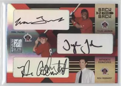 2004 Donruss Elite Extra Edition Tyler Johnson Mark Trumbo Nick Adenhart Auto • $86.50