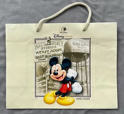 WALT DISNEY STUDIOS Paper BAG DISNEY STORE BURBANK Water Tower Mickey Mouse • $9.99