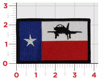 Texas Flag T-45 Goshawk Hook & Loop Embroidered Patch • $34.99