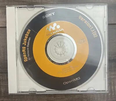 Sony Network Walkman Minidisc OpenMG Jukebox CD Version 1.1 (U) W/ CD Key Code • $34.99