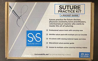 29 Piece Practice Suture Kit With Pad For Medical  Veterinary Student Training • $7.99