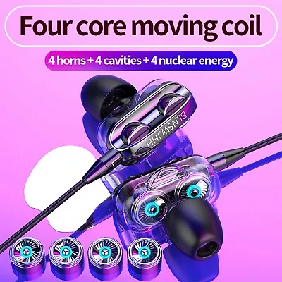£2.38 • Buy 3.5mm Super Bass In Ear HIFI Stereo Earphone Earbuds Headphone Headset With Mic