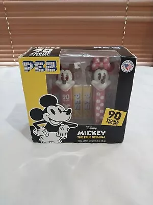 Mickey Birthday 90 Years Of Magic Mickey & Minnie Mouse Disney PEZ Twin Pack New • $2.76