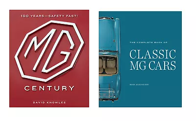 MG Century & The Complete Book Of Classic MG Cars 2 Book Set MGA MGB TF C D MGC • $83