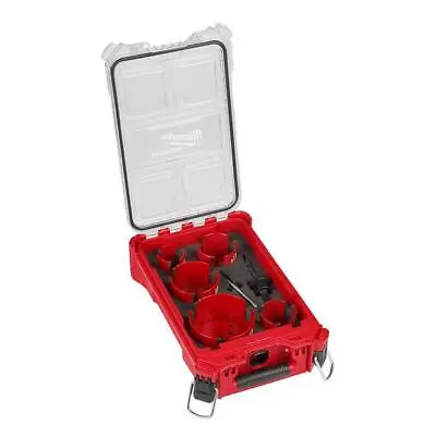 Milwaukee Hole Saws Bits Set Hex Carbide W/ Pilot-Bit + Compact-Organizer Case • $115.80