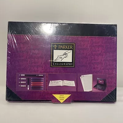 £34.65 • Buy Parker Pen Calligraphy Set - Nibs Converter Cartridges Instruction Book NOS
