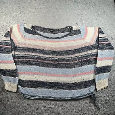 Torrid Blouse Womens 3 Multicolor Striped Long Sleeve Casual Pullover Ladies • $15.26