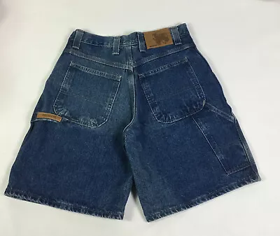 Texas Jean Carpenter Shorts Blue Denim Made USA Mens Womens Size 28 Waist • $18.77