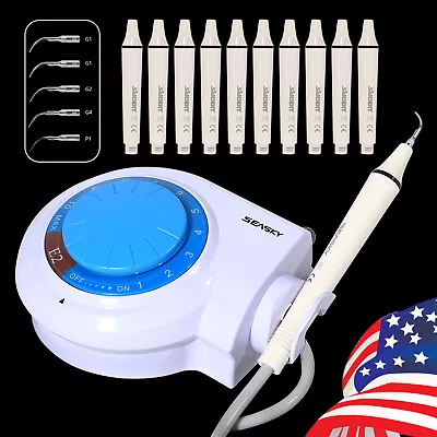 SEASKY Dental Ultrasonic Piezo Scaler W/5*Tips Fit EMS Cavitron / 1-10 Handpiece • $278