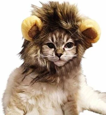 £6.90 • Buy  Uk Seller  Cat Lion Mane Wig Hair Clothes Costume Funny Dress Up Christmas