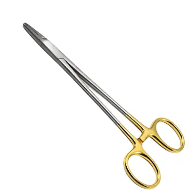 TC Mayo-Hegar Needle Holder 5  Straight Smooth Jaws Premium • $27.99