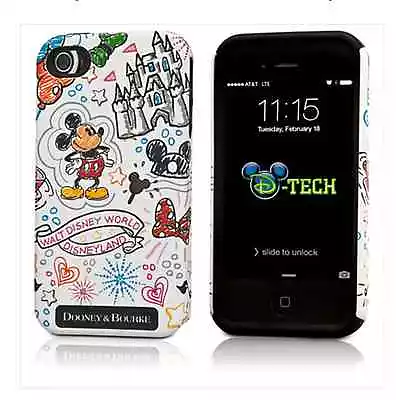 Dooney & Bourke Disney Mickey Mouse 4 4S IPhone Case Sketch DTech Park Authentic • $49.95