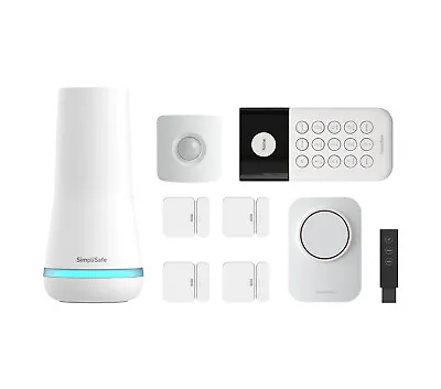 $159.99 • Buy SimpliSafe 9 Piece Wireless Home Security System - White