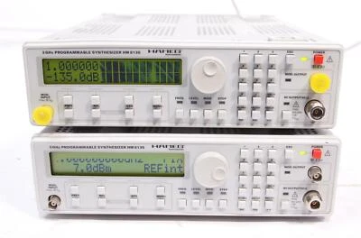 $1200 • Buy Lot Of 2 Rohde & Schwarz / HAMEG HM8135 3 GHz RF Synthesizer / Signal Generators