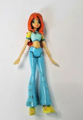 Winx Club 2004 MAGICAL MINIS Bloom 3  Doll  Figure H2239 Rainbow • $19.50