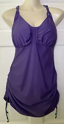 Rosewater By Cake Maternity Shake Swimsuit 2 Piece Set Size X-Large Plum New • $30