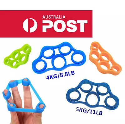 $5.98 • Buy FINGER STRENGTHENER Band -Trainer Grip Tension Exerciser Hand Fitness Resistance
