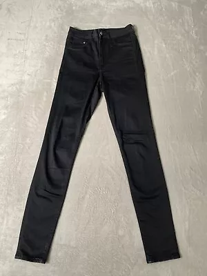 H&M Women’s Black Denim High Waisted Jeans/Jeggings  28/32 • $12.99