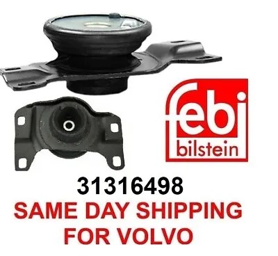 FEBI Engine Motor Mount LEFT For Volvo C30 C70  S40  V50  FEBI OE 31316498 • $59.95