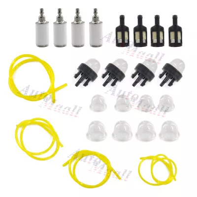 Fuel Filter Line Primer Bulb Kit Set For Ryobi 791-683974 B 683974 Stens 615-764 • $9.47