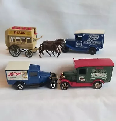 Lledo Vans Walkers Crisps Boots Pears Bus Horses Matchbox Diecast Toys Kelloggs • £4.99