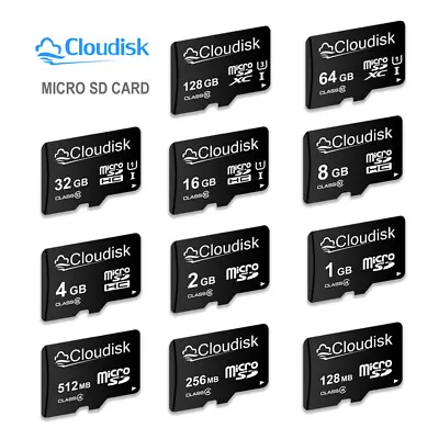 2 Pack Cloudisk Micro SD Card 32GB 16GB 8GB C10 4GB 2GB C6 TF Memory Card • $9.39