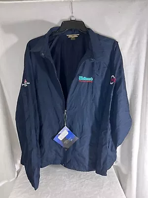 Benjamin Moore Mens Blue Rain Jacket Extra Extra Large XXL Tall Coat • $49.99