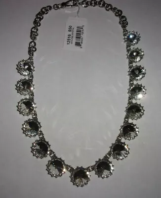 New Vivi/cookie Lee Silvertone Crystal Multi-style Necklace #12516 Mrp $50 Long • $9.95