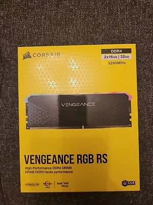 Corsair Vengeance RGB RS 32GB (2x16GB) 3200MHz C16 DDR4 Memory Kit Intel AMD RAM • £63.99