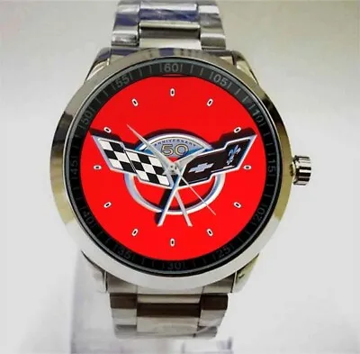 Logo 2003 Chevrolet Corvette Convertible 50th Anniversary Wristwatch • $17