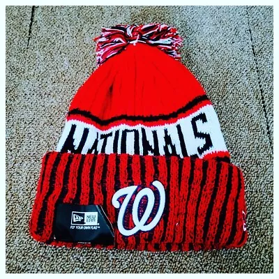Washington Nationals Mlb Baseball Beanie Hat. • $25