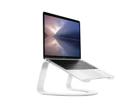Twelve South Curve For MacBooks And Laptops Desktop Stand White • £29.99