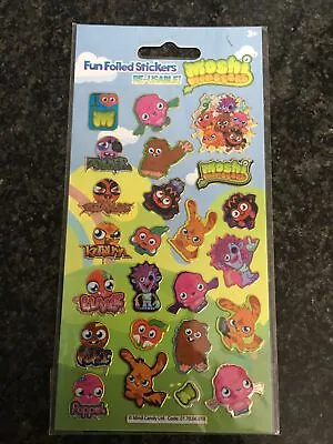 £0.99 • Buy Moshi Monsters Fun Foiled Stickers - Reusable - New