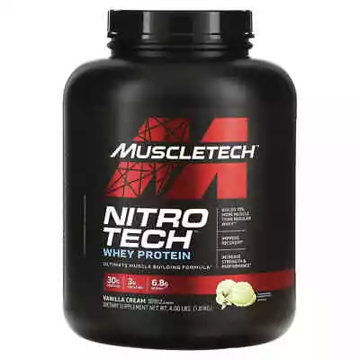 MuscleTech Nitro Tech Whey Performance Series Nitro Tech 4 Lbs (1.81 Kg) • $53.99