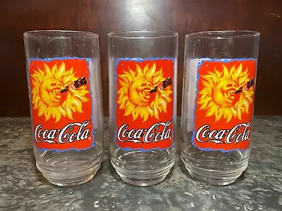 3 Mcdonalds Coca Cola Sun Glasses Tumblers • $28.95