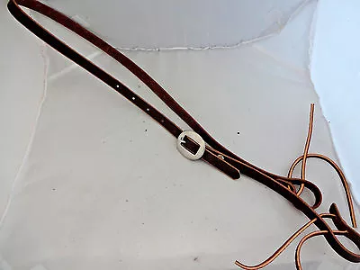 1/2  Bosal Hackamore Hanger Rich Brown Harness Leather SS Cart Buckle Water Tie • $29.99