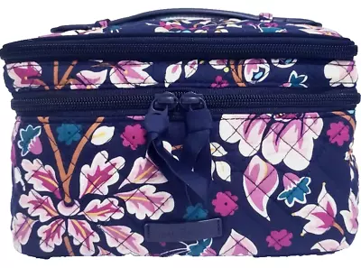 Vera Bradley Brush Up LARGE Cosmetic Train Case Kingston Garden EXACT ONE NWT • $45