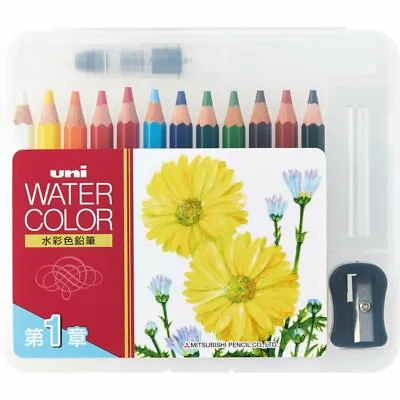 Uni Mitsubishi Pencil Water Color Compact Color 12 Chapter 1 UWCNCS12C1 Japan I • $20.84