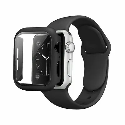 $10.99 • Buy Silicone IWatch Band Strap + Case For Apple Watch 1 2 3 4 5 6 7 SE 38 45 42 41mm