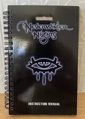 Neverwinter Nights Instruction Manual PC - Free Post • $12