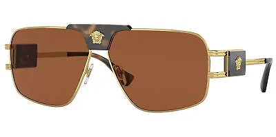 Versace Men's Metal Navigator Sunglasses W/ Medusa Detail VE2251 147073 63 Italy • $99.99